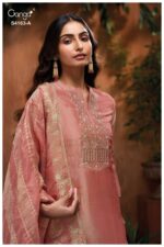 My Fashion Road Ganga Fashion Seren Pure Bemberg Silk Designer Suit | S4163 – A