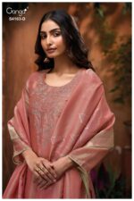 My Fashion Road Ganga Fashion Seren Pure Bemberg Silk Designer Suit | S4163 – D