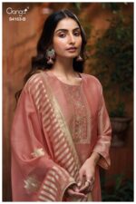 My Fashion Road Ganga Fashion Seren Pure Bemberg Silk Designer Suit | S4163 – B