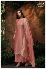 My Fashion Road Ganga Fashion Seren Pure Bemberg Silk Designer Suit | S4163 – B