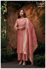 My Fashion Road Ganga Fashion Seren Pure Bemberg Silk Designer Suit | S4163 – D