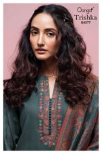 My Fashion Road Ganga Fashion Trishka Pure Pashmina Fancy Winter Collection Suits | S4377