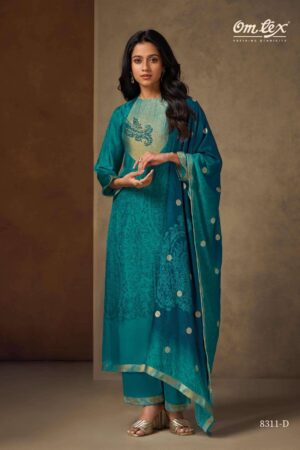 My Fashion Road Omtex Amelia Silk Jacquard Exclusive Salwar Kameez | S8311 – D