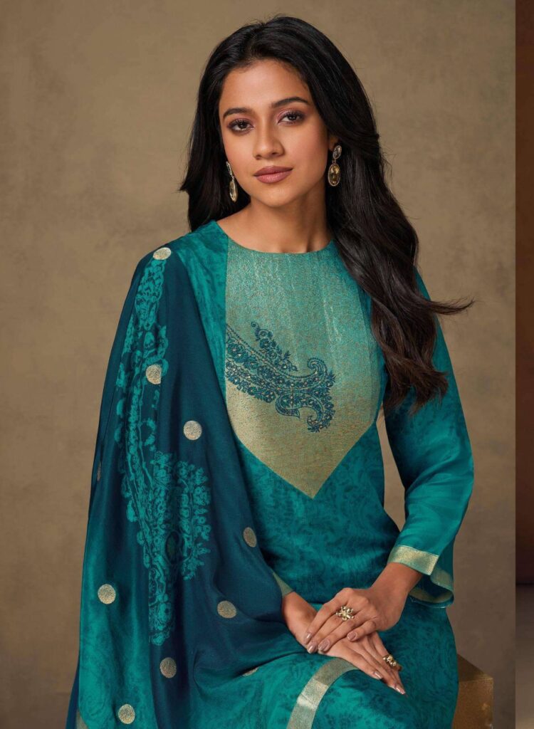 My Fashion Road Omtex Amelia Silk Jacquard Exclusive Salwar Kameez | S8311 – D