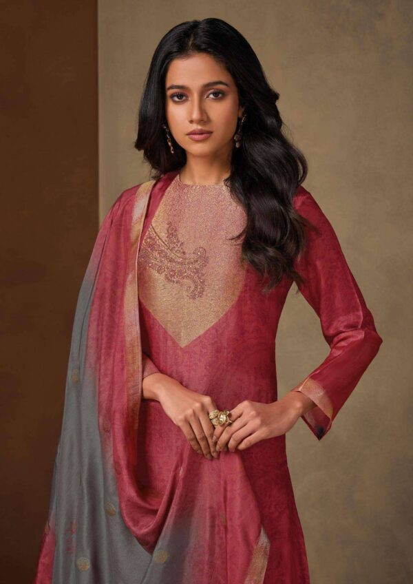 My Fashion Road Omtex Amelia Silk Jacquard Exclusive Salwar Kameez | S8311 – B