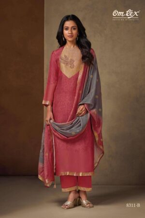 My Fashion Road Omtex Amelia Silk Jacquard Exclusive Salwar Kameez | S8311 – B