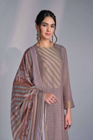 My Fashion Road Omtex Nilar Winter Wear Pure Pashmina Jacquard Suit | 9081 – C
