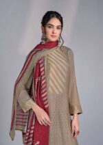 My Fashion Road Omtex Nilar Winter Wear Pure Pashmina Jacquard Suit | 9081 – A
