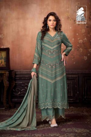 My Fashion Road Sahiba Aabisha Winter Collection Pure Pashmina Suit – 5018