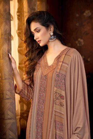 My Fashion Road Sahiba Aabisha Winter Collection Pure Pashmina Suit – 5012