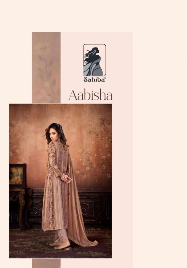 My Fashion Road Sahiba Aabisha Winter Collection Pure Pashmina Suit – 5012