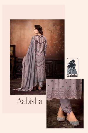 My Fashion Road Sahiba Aabisha Winter Collection Pure Pashmina Suit – 5030