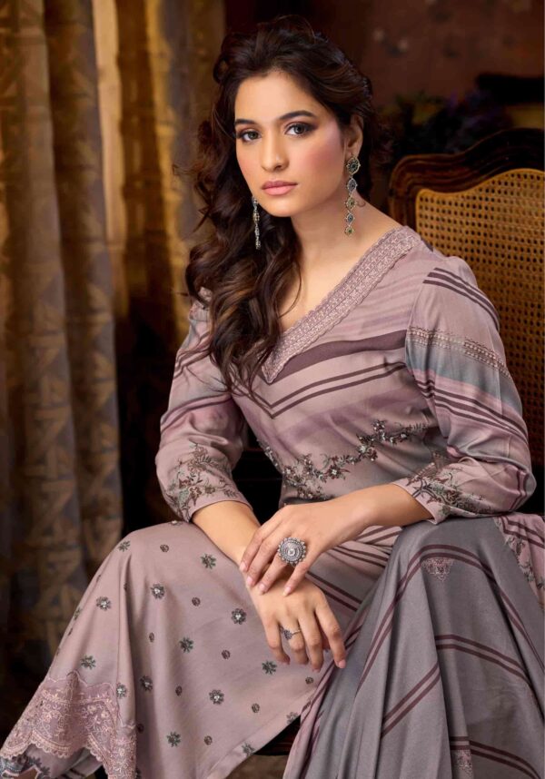 My Fashion Road Sahiba Aabisha Winter Collection Pure Pashmina Suit – 5030