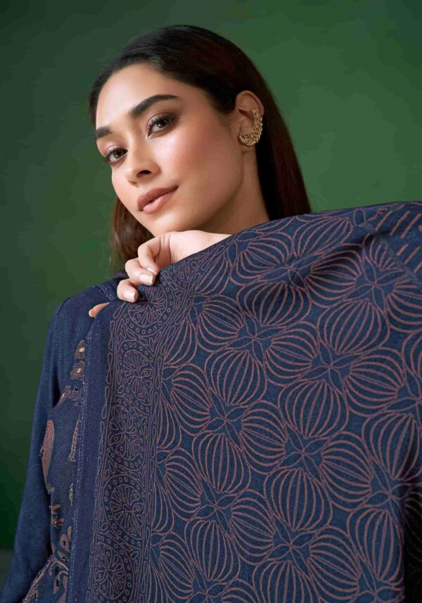 My Fashion Road Sahiba Jugnuma Pure Pashmina Twill Winter Suit – 3591