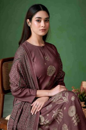 My Fashion Road Sahiba Jugnuma Pure Pashmina Twill Winter Suit – 3578