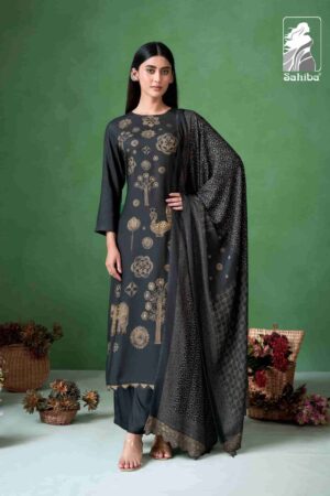My Fashion Road Sahiba Jugnuma Pure Pashmina Twill Winter Suit – 3509