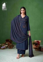 My Fashion Road Sahiba Jugnuma Pure Pashmina Twill Winter Suit – 3591