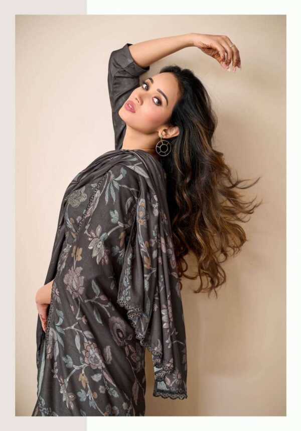 My Fashion Road Sahiba Nazneen Pure Pashmina Digital Printed Winter Suit – 4020