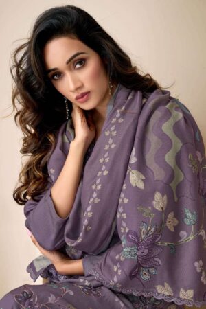 My Fashion Road Sahiba Nazneen Pure Pashmina Digital Printed Winter Suit – 4078