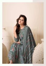 My Fashion Road Sahiba Nazneen Pure Pashmina Digital Printed Winter Suit – 4039