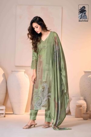 My Fashion Road Sahiba Yasna Pure Pashmina Latest Designs Winter Suit – 3042