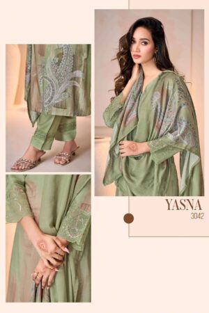 My Fashion Road Sahiba Yasna Pure Pashmina Latest Designs Winter Suit – 3042