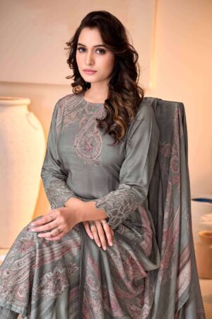 My Fashion Road Sahiba Yasna Pure Pashmina Latest Designs Winter Suit – 3012