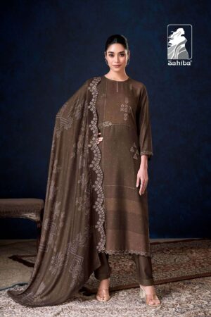 My Fashion Road Sahiba Zimal Fancy Work Pashmina Salwar Suit – 4532