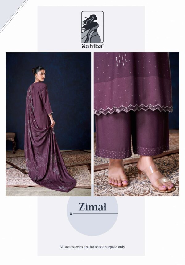 My Fashion Road Sahiba Zimal Fancy Work Pashmina Salwar Suit – 4510