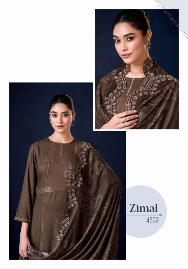 My Fashion Road Sahiba Zimal Fancy Work Pashmina Salwar Suit – 4532