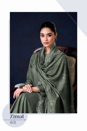 My Fashion Road Sahiba Zimal Fancy Work Pashmina Salwar Suit – 4578