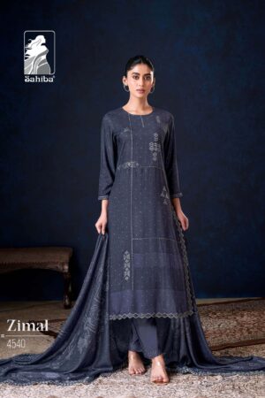 My Fashion Road Sahiba Zimal Fancy Work Pashmina Salwar Suit – 4540