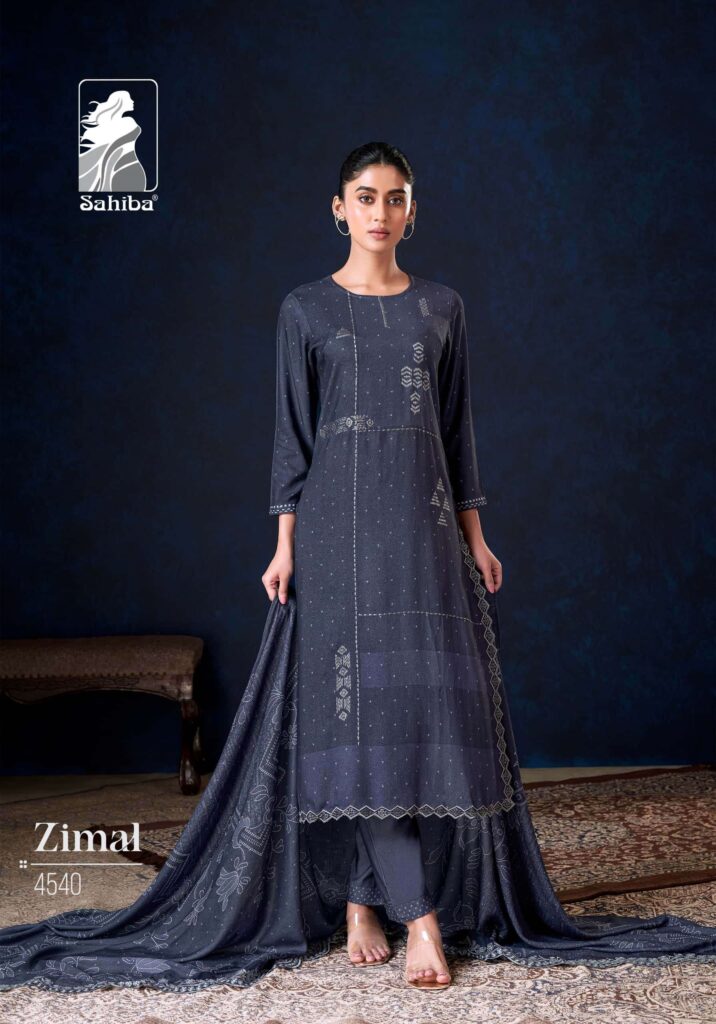 My Fashion Road Sahiba Zimal Fancy Work Pashmina Salwar Suit – 4540