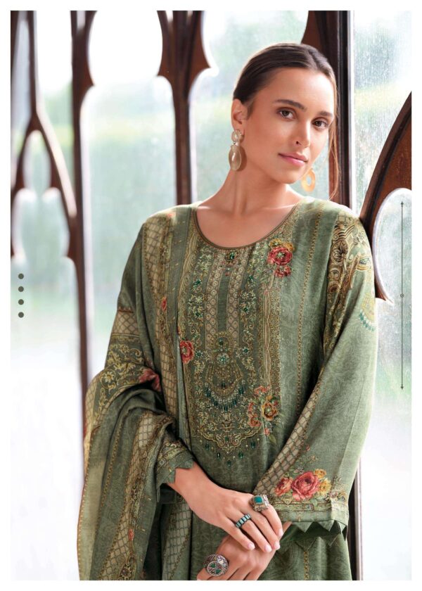 My Fashion Road Varsha Deewan E Khaas Digital Printed Modal Satin Suit | DX – 04