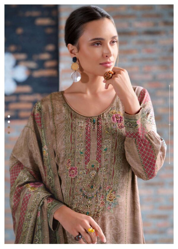 My Fashion Road Varsha Deewan E Khaas Digital Printed Modal Satin Suit | DX – 02