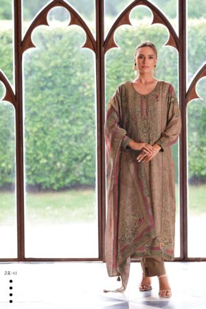 My Fashion Road Varsha Deewan E Khaas Digital Printed Modal Satin Suit | DX – 02