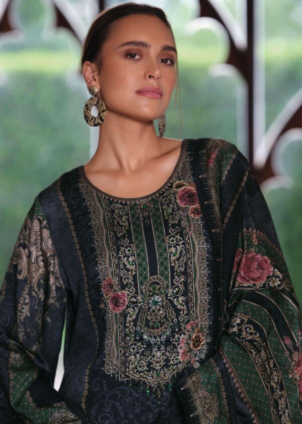 My Fashion Road Varsha Deewan E Khaas Digital Printed Modal Satin Suit | DX – 01