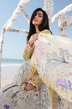 My Fashion Road Qalamkar Sahil Luxury Lawn ’26 | SA-07 HIRA