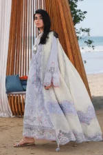 My Fashion Road Qalamkar Sahil Luxury Lawn ’26 | SA-08 ZAYNA