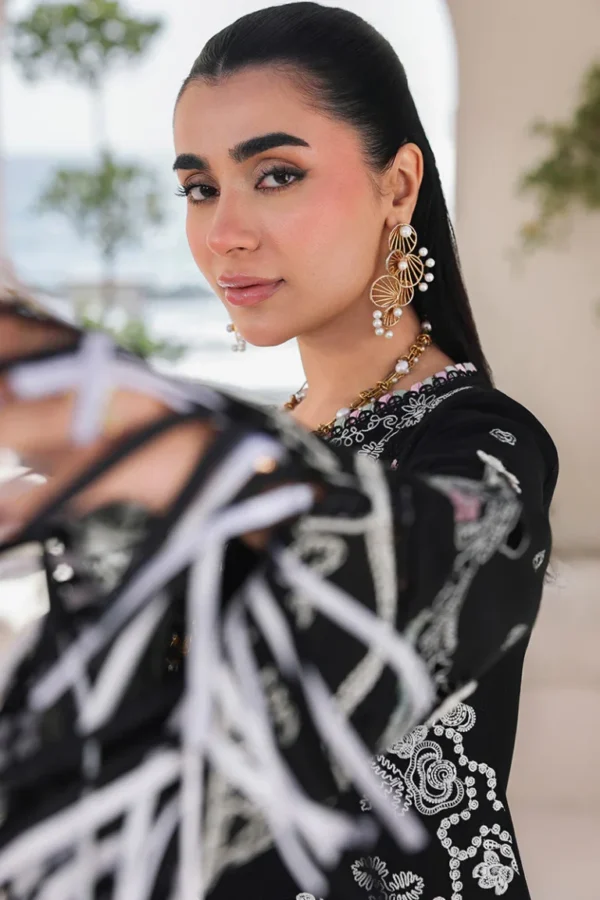 My Fashion Road Qalamkar Sahil Luxury Lawn ’26 | SA-02 LIANA