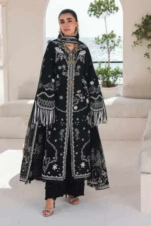 My Fashion Road Qalamkar Sahil Luxury Lawn ’26 | SA-02 LIANA
