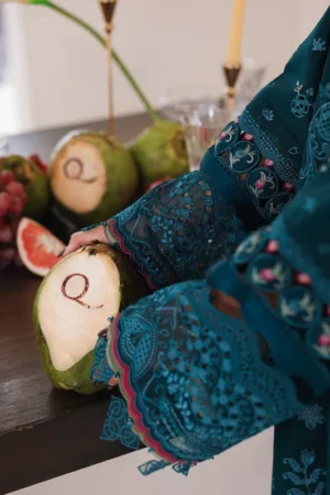 My Fashion Road Qalamkar Sahil Luxury Lawn ’26 | SA-04 ELIF