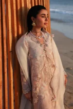 My Fashion Road Qalamkar Sahil Luxury Lawn ’26 | SA-06 MAHUR