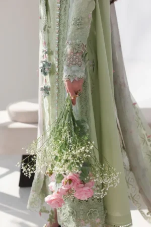 My Fashion Road Qalamkar Sahil Luxury Lawn ’26 | SA-12 JIYA