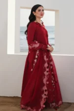 My Fashion Road Qalamkar Sahil Luxury Lawn ’26 | SA-14 NELAM