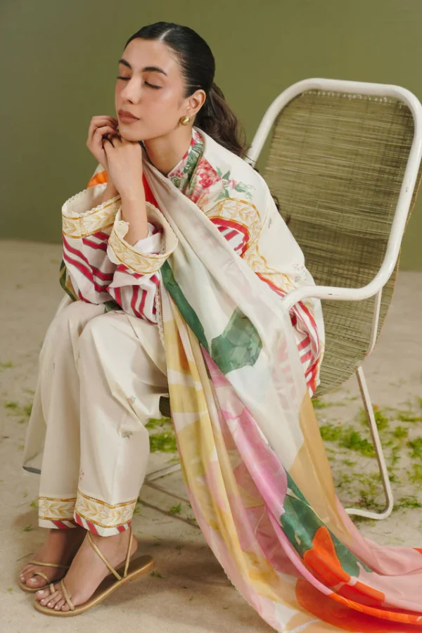 My Fashion Road Zara Shahjahan Coco Prints Lawn Suits Drop1 2026 | Zeya-1A