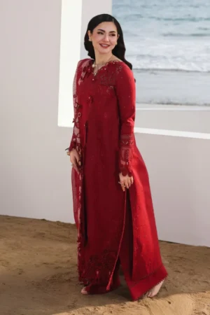 My Fashion Road Qalamkar Sahil Luxury Lawn ’26 | SA-14 NELAM My Fashion Road Qalamkar Sahil Luxury Lawn ’26 | SA-14 NELAM