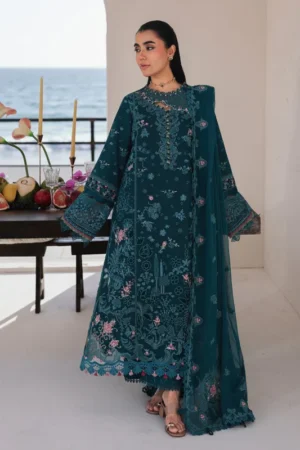 My Fashion Road Qalamkar Sahil Luxury Lawn ’26 | SA-04 ELIF