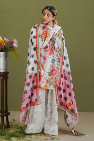 My Fashion Road Zara Shahjahan Coco Prints Lawn Suits Drop1 2026 | Elix-9A