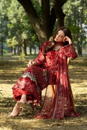 My Fashion Road Elaf Chikankari Prints Lawn 2026 | ERC-1B MARJAAN